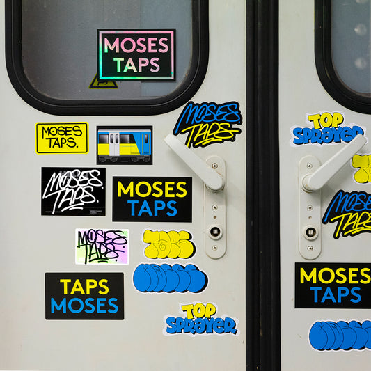 MOSES &amp; TAPS™ sticker set